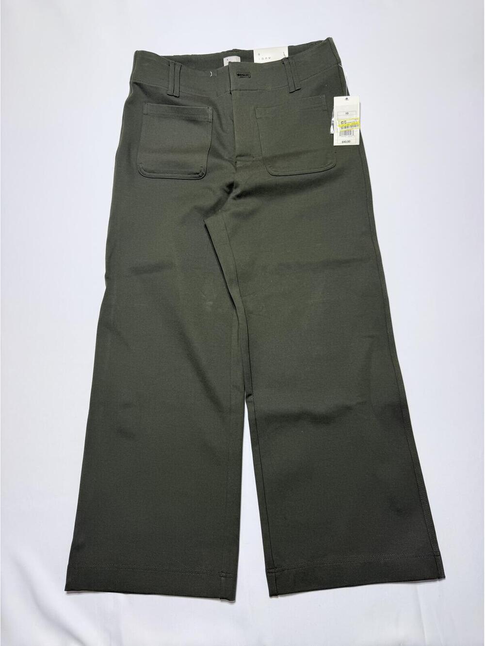 a.new day Women's Wide Leg Pants Size 10 Olive Green
